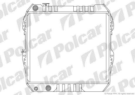 Радіатори охолодження Polcar 817408-1