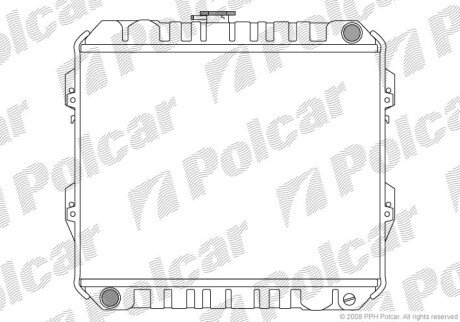 Радіатори охолодження Polcar 817408-2