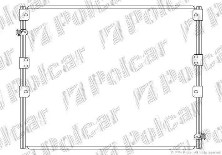 Радиаторы кондиционера Polcar 8177K81K (фото 1)