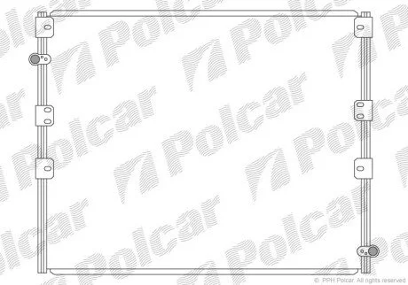 Радиаторы кондиционера Polcar 8177K81K