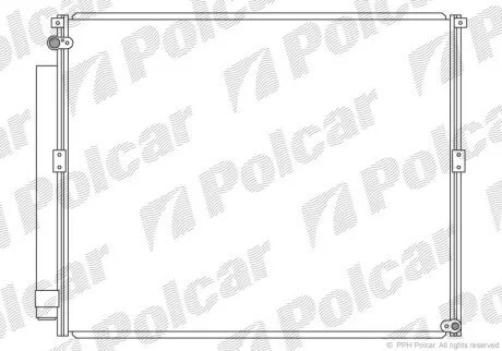 Радіатори кондиціонера Polcar 8178K81K