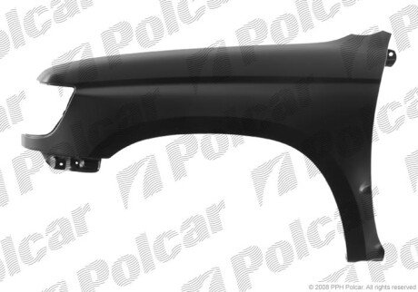 Крило переднє правий Polcar 818002