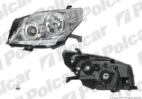 Фара основная левая H11, HB3, W5W, WY21W Polcar 818109-E