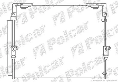 Радіатори кондиціонера Polcar 8184K81K