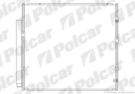 Радіатори кондиціонера Polcar 8184K82K