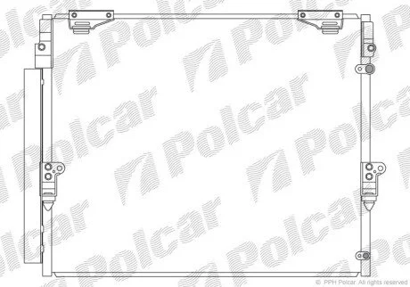 Радіатори кондиціонера Polcar 8184K8C1