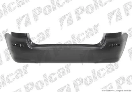 Бампер задній Polcar 818696