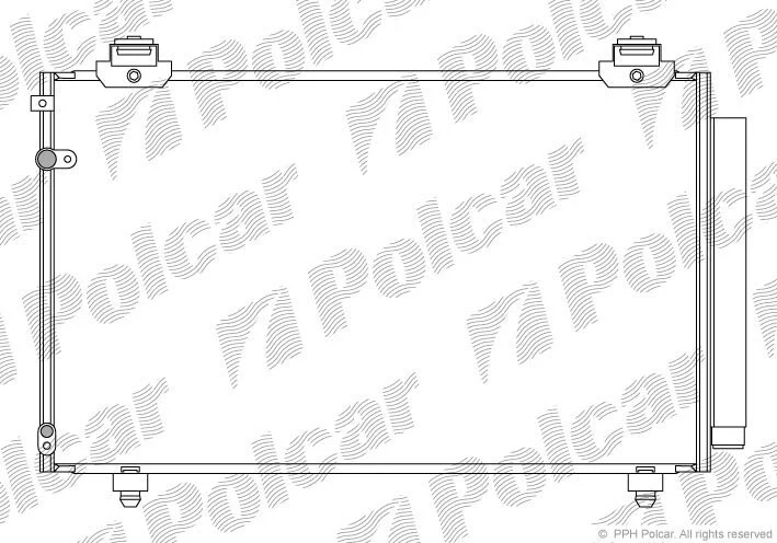 Радиаторы кондиционера Polcar 8186K81K (фото 1)