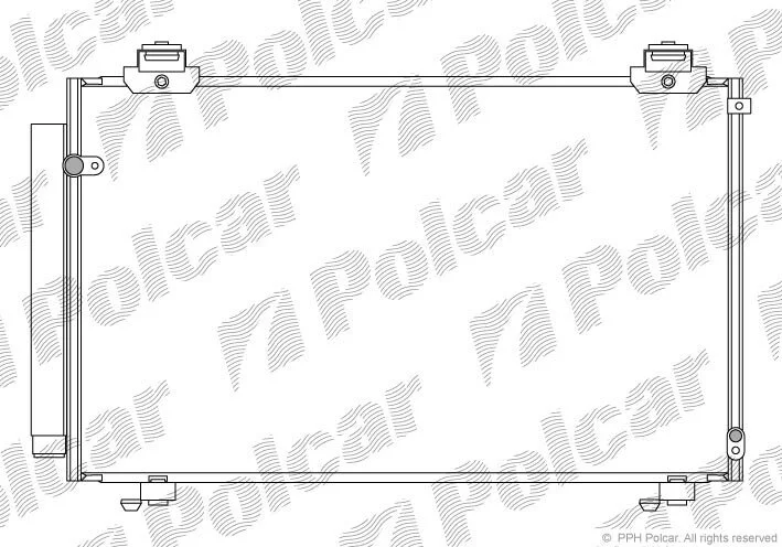 Радиаторы кондиционера Polcar 8186K82K (фото 1)