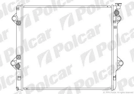 Радиаторы охлаждения Polcar 819108-2
