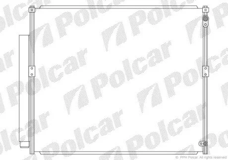 Радиаторы кондиционера Polcar 8191K81K