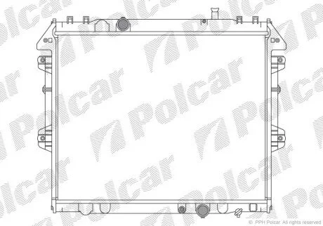 Радиаторы охлаждения Polcar 819208-6