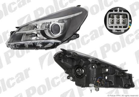 Фара основная Polcar 81B2101X
