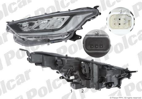 Фара основная Polcar 81B4091X
