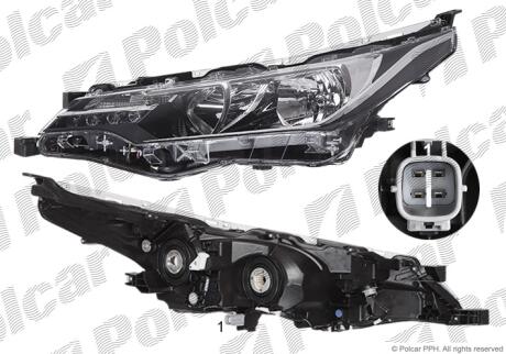 Фара основная Polcar 81C4091X