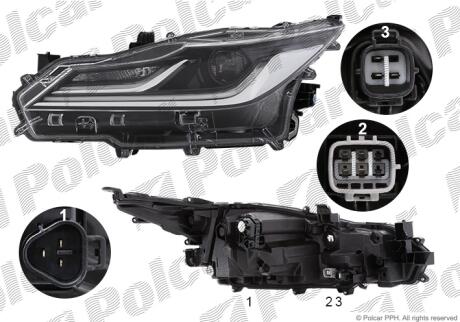 Фара основная Polcar 81C7104X
