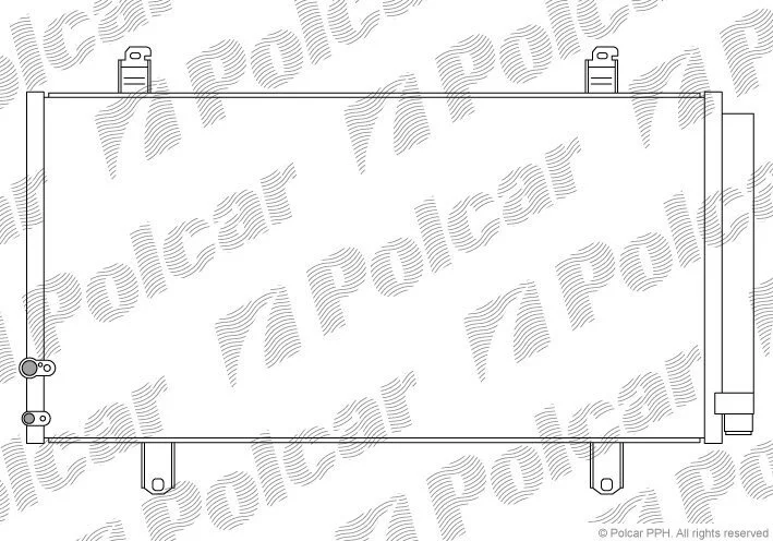 Радіатори кондиціонера Polcar 81E2K81K (фото 1)