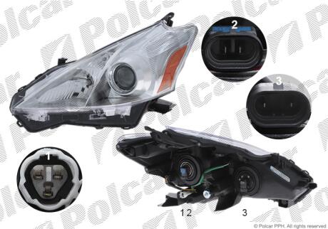 Фара основная Polcar 81H1096