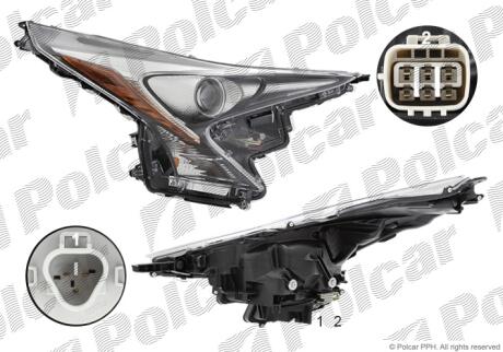 Фара основная Polcar 81H210
