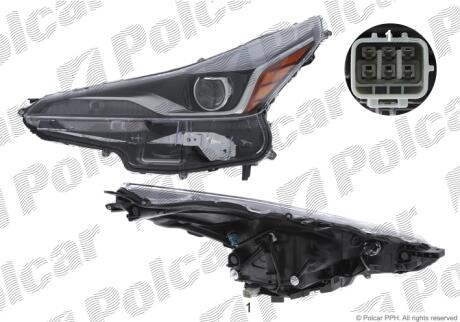 Фара основная Polcar 81H5101