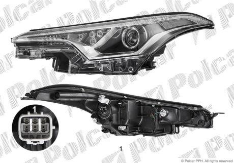Фара основная Polcar 81L310-X