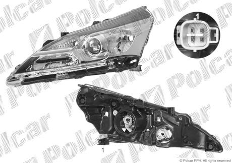 Фара основная Polcar 81M110-X