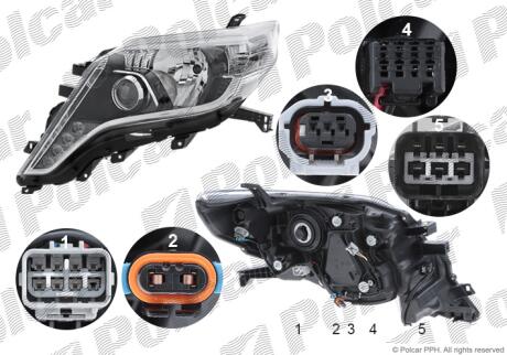 Фара основная Polcar 81T2101E