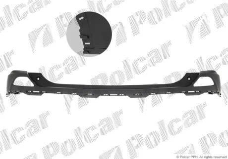 Бампер задний Polcar 81X396-2