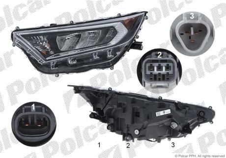 Фара основная Polcar 81X410