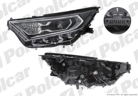 Фара основная Polcar 81X410-E