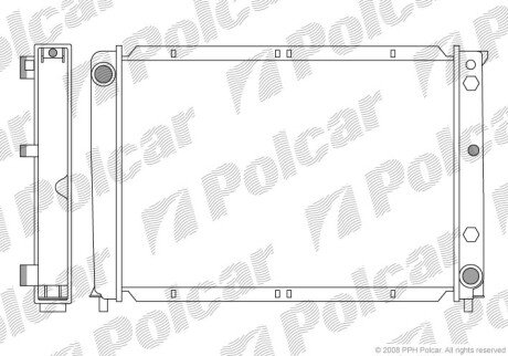 Радіатори охолодження Polcar 903108-4