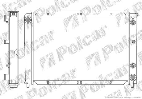 Радіатори охолодження Polcar 903108-5