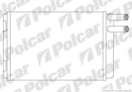 Радиатор отопителя салона Polcar 9032N8-2