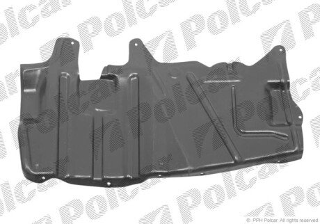 Захист під двигун правий Polcar 904034-6