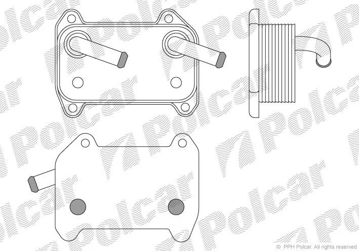 Радіатори масла Polcar 9040L81X (фото 1)