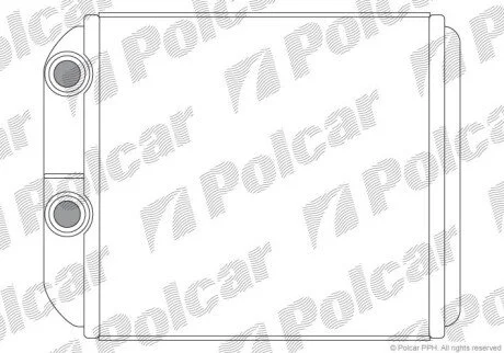 Радиатор отопителя салона Polcar 9040N8A1