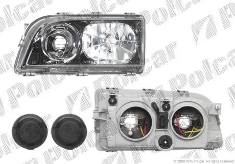 Фара основная правая H7, W5W Polcar 904110-E