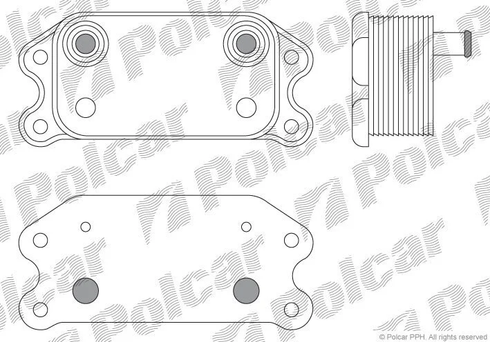 Радиаторы масла Polcar 9042L8-1 (фото 1)