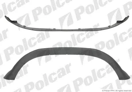 Спойлер переднього бампера Polcar 904325