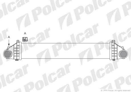 Радиаторы воздуха (Интеркулеры) Polcar 9043J81X