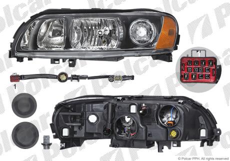 Фара основная Polcar 9061103E