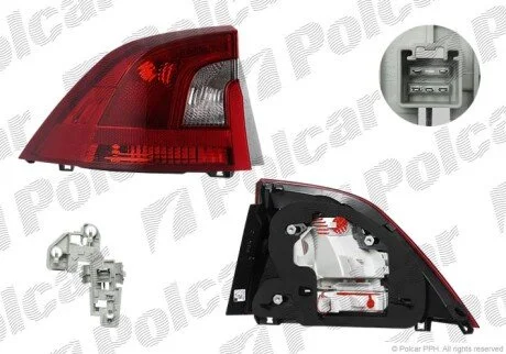 Фонарь задний справа наружный Polcar 906288-U