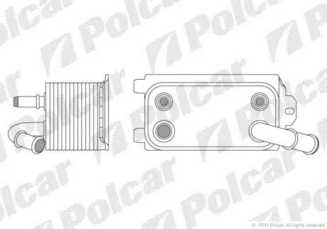 Радіатор масляний Polcar 9071L81X