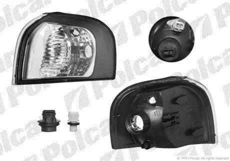 Покажчик повороту передній Polcar 9080203E
