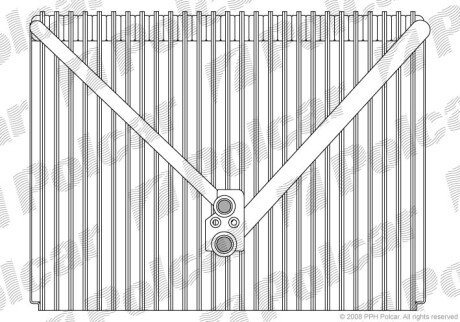 Испаритель кондиционера Polcar 9080P8-1