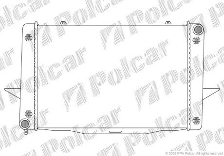 Радіатори охолодження Polcar 908508-4