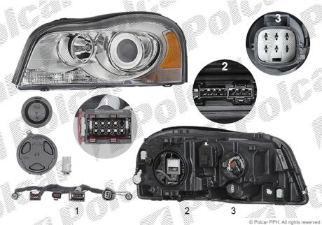 Фара основная Polcar 9090098V
