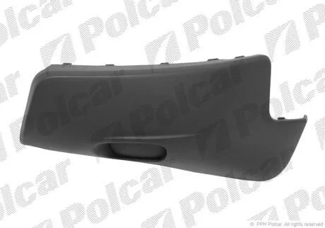 Угол бампера правый Polcar 909018