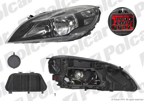 Фара основная Polcar 90C209-E