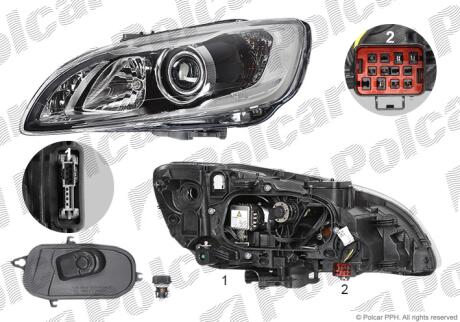 Фара основная Polcar 90D1105V
